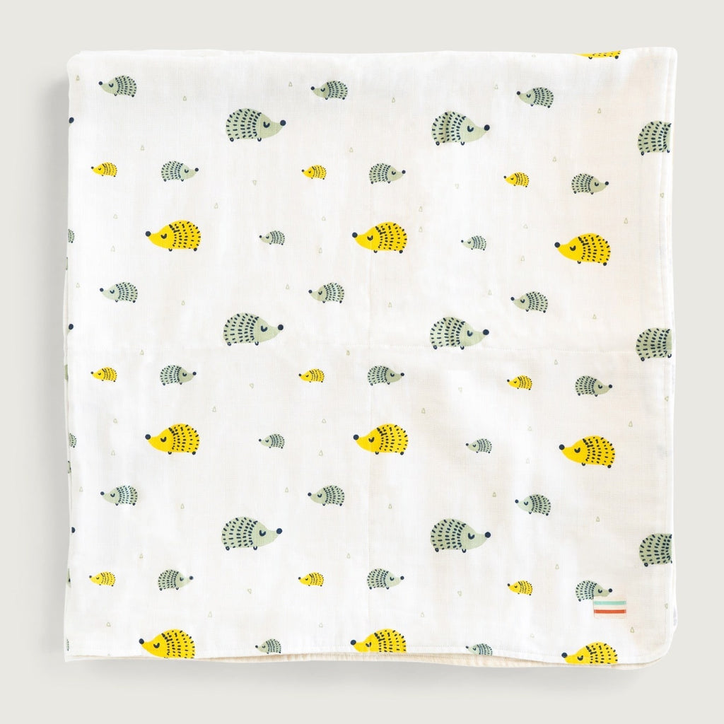 Organic cotton muslin blanket Laas